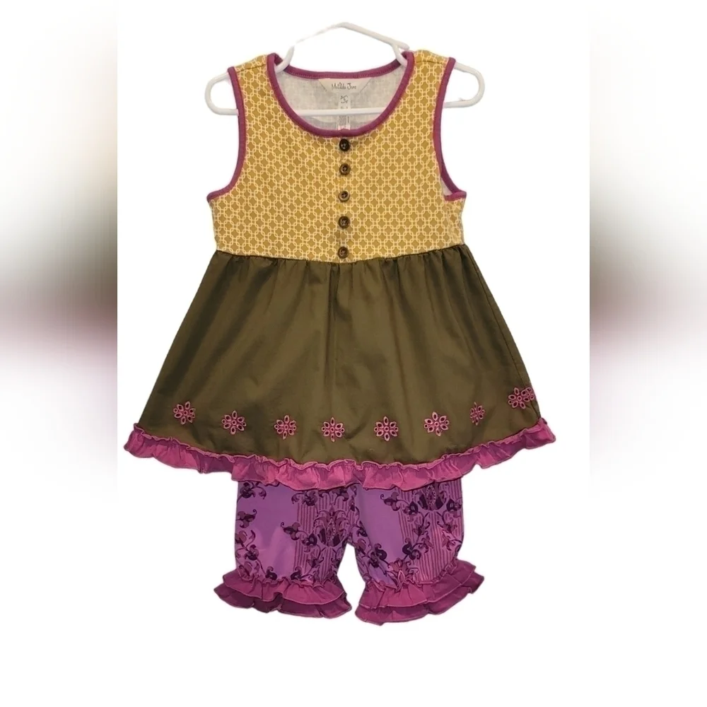 MATILDA Jane Matching Ruffled Shorts Set - Picture 3 of 11